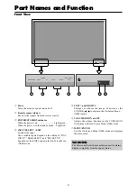 Preview for 8 page of NEC 50RESI Operation Manual