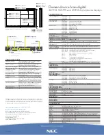 Preview for 2 page of NEC 50XM5A Specifications