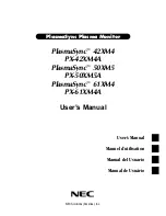 NEC 50XM5A User Manual preview