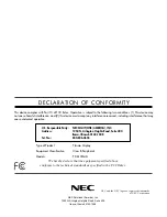 Preview for 192 page of NEC 50XM5A User Manual