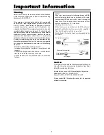 Preview for 4 page of NEC 50XR4 User Manual