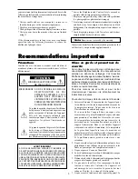 Preview for 11 page of NEC 50XR4 User Manual