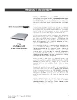 Preview for 3 page of NEC 5800 Series Product Manual