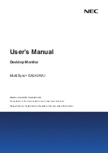 Preview for 1 page of NEC 60004855 User Manual