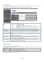 Предварительный просмотр 58 страницы NEC 60005157 User Manual