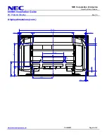 Предварительный просмотр 4 страницы NEC 60XM5 - PlasmaSync - 60" Plasma Panel Installation Manual