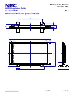 Preview for 5 page of NEC 60XM5 - PlasmaSync - 60" Plasma Panel Installation Manual