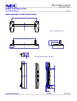 Preview for 6 page of NEC 60XM5 - PlasmaSync - 60" Plasma Panel Installation Manual