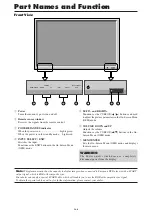Preview for 9 page of NEC 60XM5 - PlasmaSync - 60" Plasma Panel User Manual