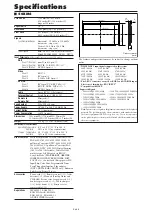 Preview for 47 page of NEC 60XM5 - PlasmaSync - 60" Plasma Panel User Manual