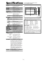 Preview for 4 page of NEC 61XR4 Specifications