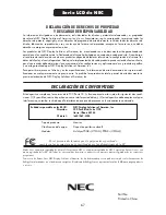 Preview for 69 page of NEC 70GX2 - MultiSync - 17" LCD Monitor User Manual