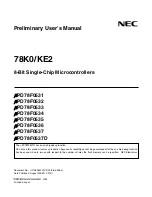 Предварительный просмотр 1 страницы NEC 78K/0 Series User Manual