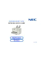 NEC 870 - SuperScript B/W Laser Printer Network User'S Manual preview