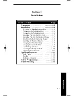 Preview for 3 page of NEC 900i Installation And User Manual