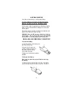 Preview for 9 page of NEC 920 Owner'S Manual