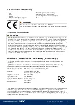 Preview for 6 page of NEC A Series User Manual