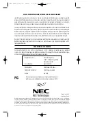 Preview for 39 page of NEC A3842 User Manual