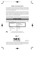 Preview for 40 page of NEC A3842 User Manual
