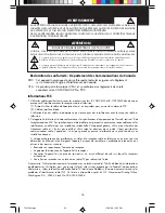 Предварительный просмотр 20 страницы NEC A500+TM User Manual