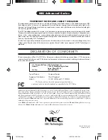 Preview for 56 page of NEC A500+TM User Manual