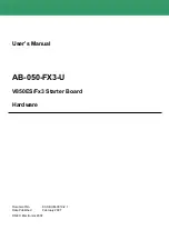 Preview for 1 page of NEC AB-050-FX3-U User Manual