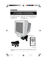 Preview for 4 page of NEC AccuSync 120 User Manual