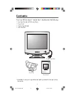 Preview for 4 page of NEC AccuSync 750F User Manual