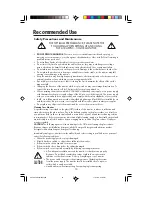 Preview for 12 page of NEC AccuSync 750F User Manual