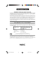 Preview for 38 page of NEC AccuSync 750F User Manual