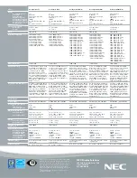 Preview for 2 page of NEC AccuSync AS192 Specifications