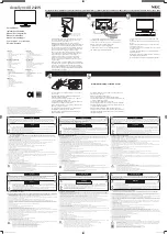 Preview for 1 page of NEC AccuSync AS242W Setup Manual