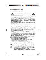 Preview for 7 page of NEC AccuSync  Display Solutions  AccuSync User Manual