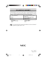 Preview for 16 page of NEC AccuSync  Display Solutions  AccuSync User Manual
