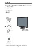 Preview for 4 page of NEC AccuSync LCD174WXM User Manual