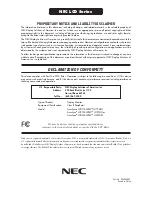 Preview for 78 page of NEC AccuSync LCD174WXM User Manual