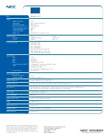 Preview for 6 page of NEC AccuSync LCD3000 Brochure & Specs
