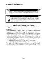 Preview for 6 page of NEC AccuSync LCD4000e User Manual