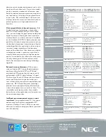 Preview for 2 page of NEC AccuSync LCD52V-TC1 Brochure