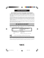 Предварительный просмотр 43 страницы NEC AccuSync LCD5V User Manual