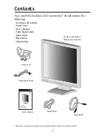Preview for 4 page of NEC AccuSync LCD72VXM User Manual