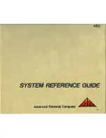 NEC Advanced Personal Computer System Reference Manual preview