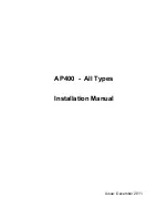 NEC AP400 series Installation Manual предпросмотр