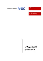 Preview for 1 page of NEC ASPILA EX Feature Manual