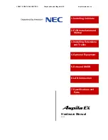 NEC ASPILA EX Hardware Manual preview