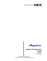 NEC Aspire 4-Button IP Keyset User Manual preview