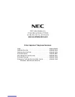 Preview for 13 page of NEC Aspire IP Keyset User Manual