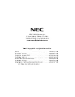 Preview for 255 page of NEC Aspire Series Networking Manual