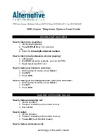 Preview for 1 page of NEC Aspire Quick User Manual