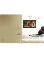Preview for 1 page of NEC ASPV32-AVT - AccuSync - 32" LCD TV Brochure